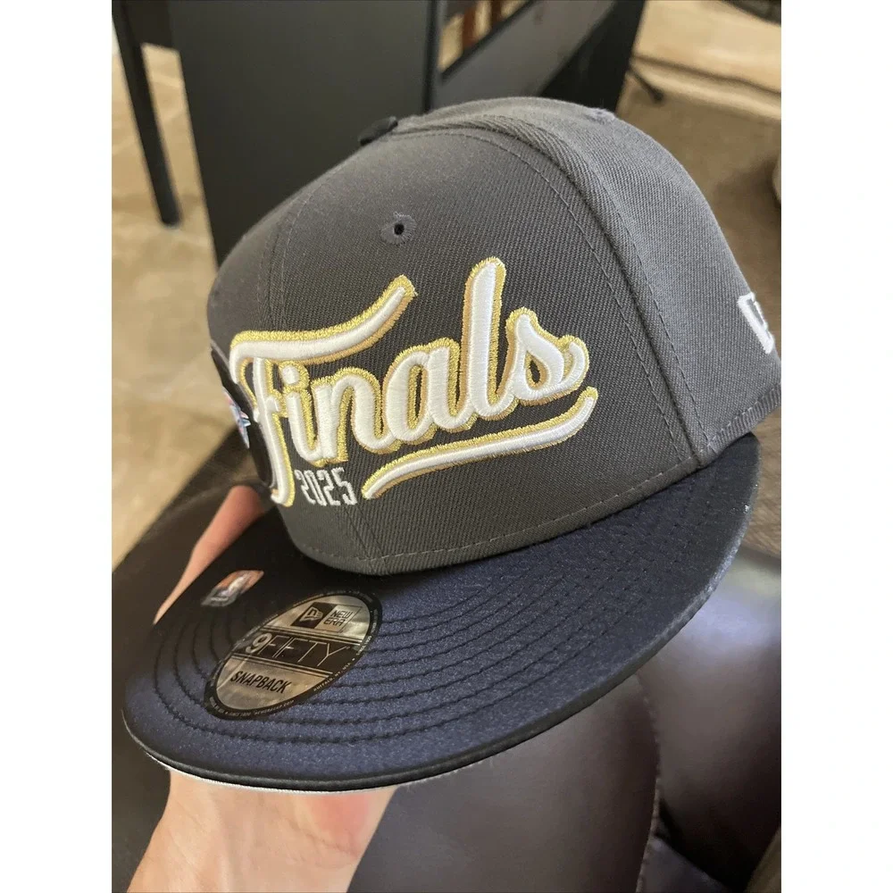 Oklahoma City Thunder New Era 2025 NBA Finals Locker Room 9FIFTY Snapback Hat